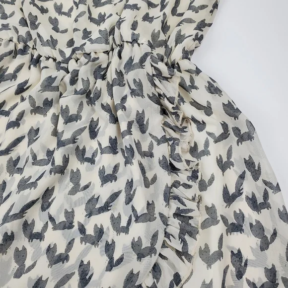Everly One Shoulder Print Dress - Picture 2 of 5